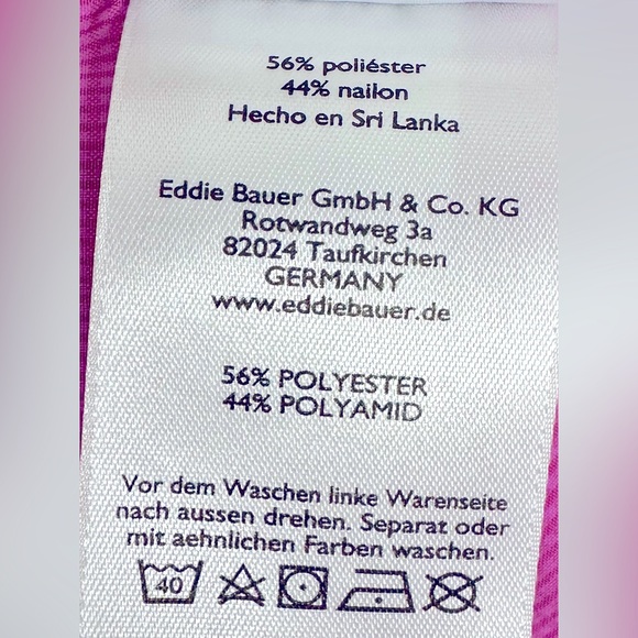 Eddie Bauer Mountain Ripstop Pink Box Pattern Sleeveless Shirt - Picture 6 of 12